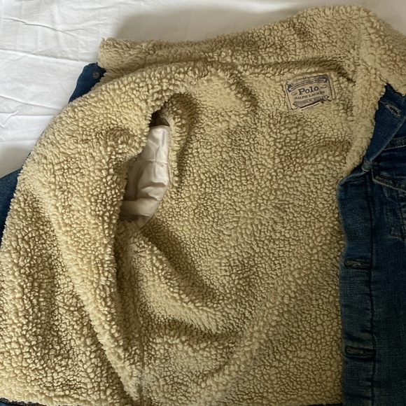 Polo Ralph Lauren Jean Jacket lined sz 12-14/G - Picture 7 of 16